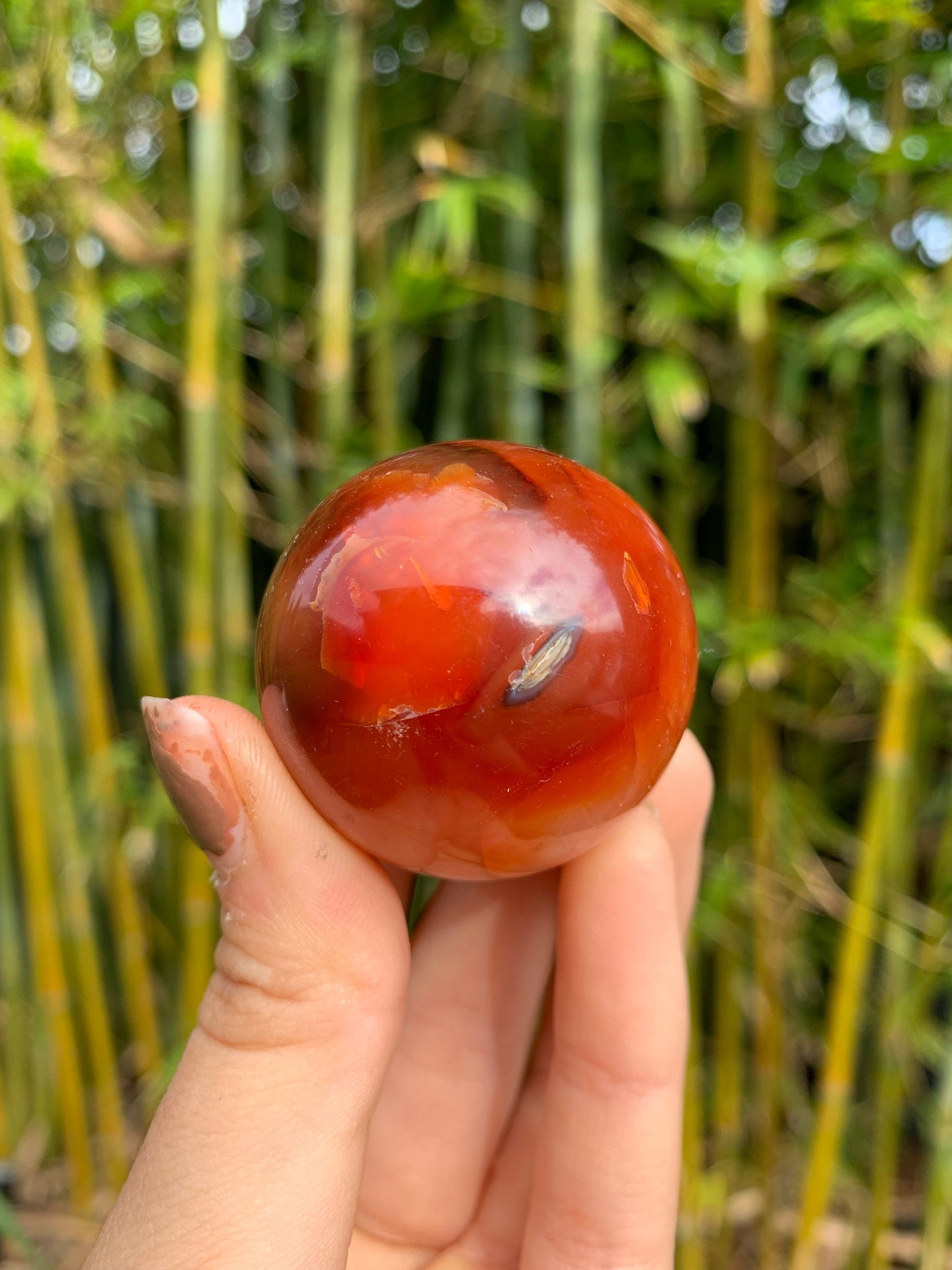 Carnelian Small Sphere