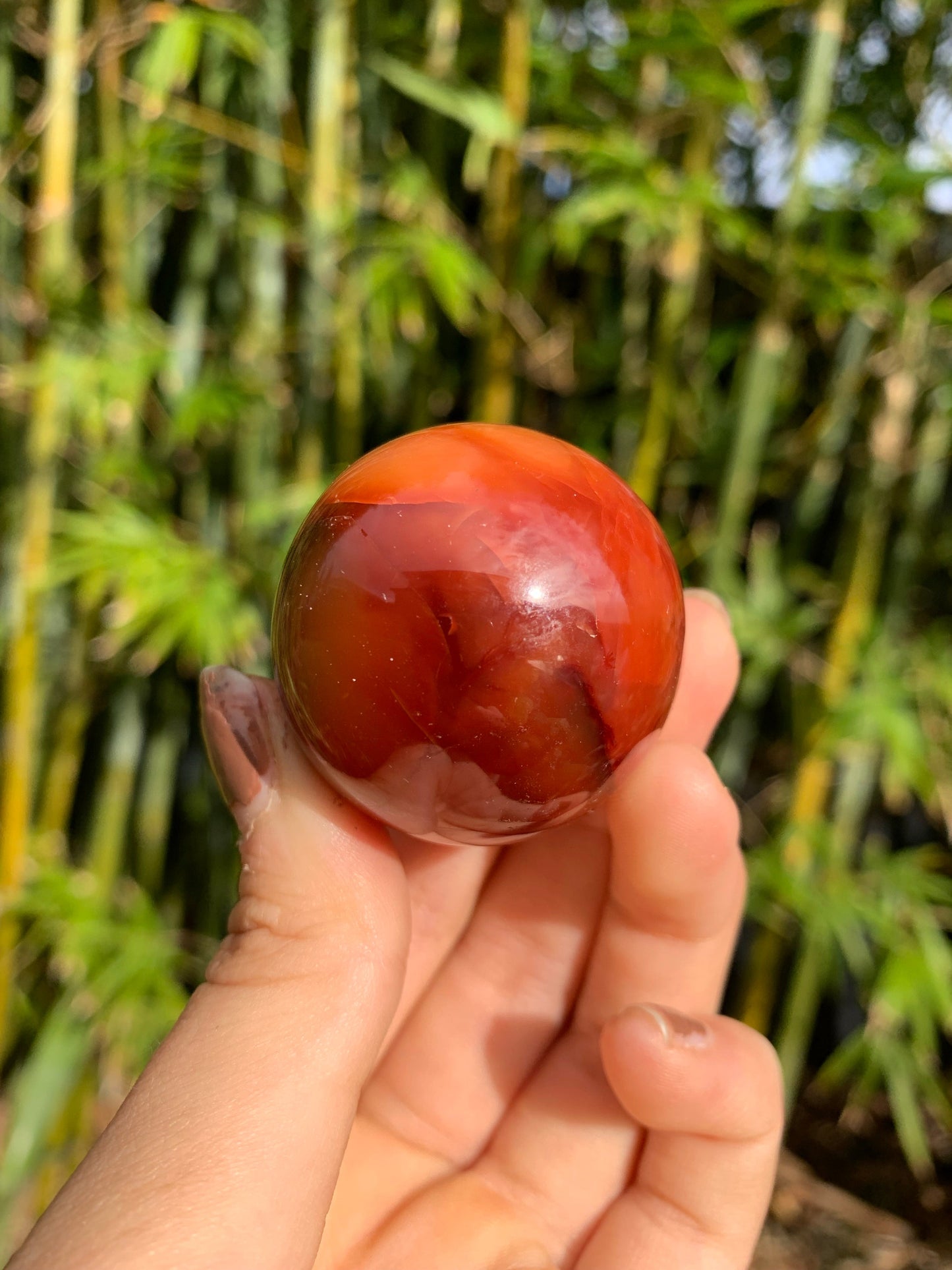 Carnelian Large Sphere