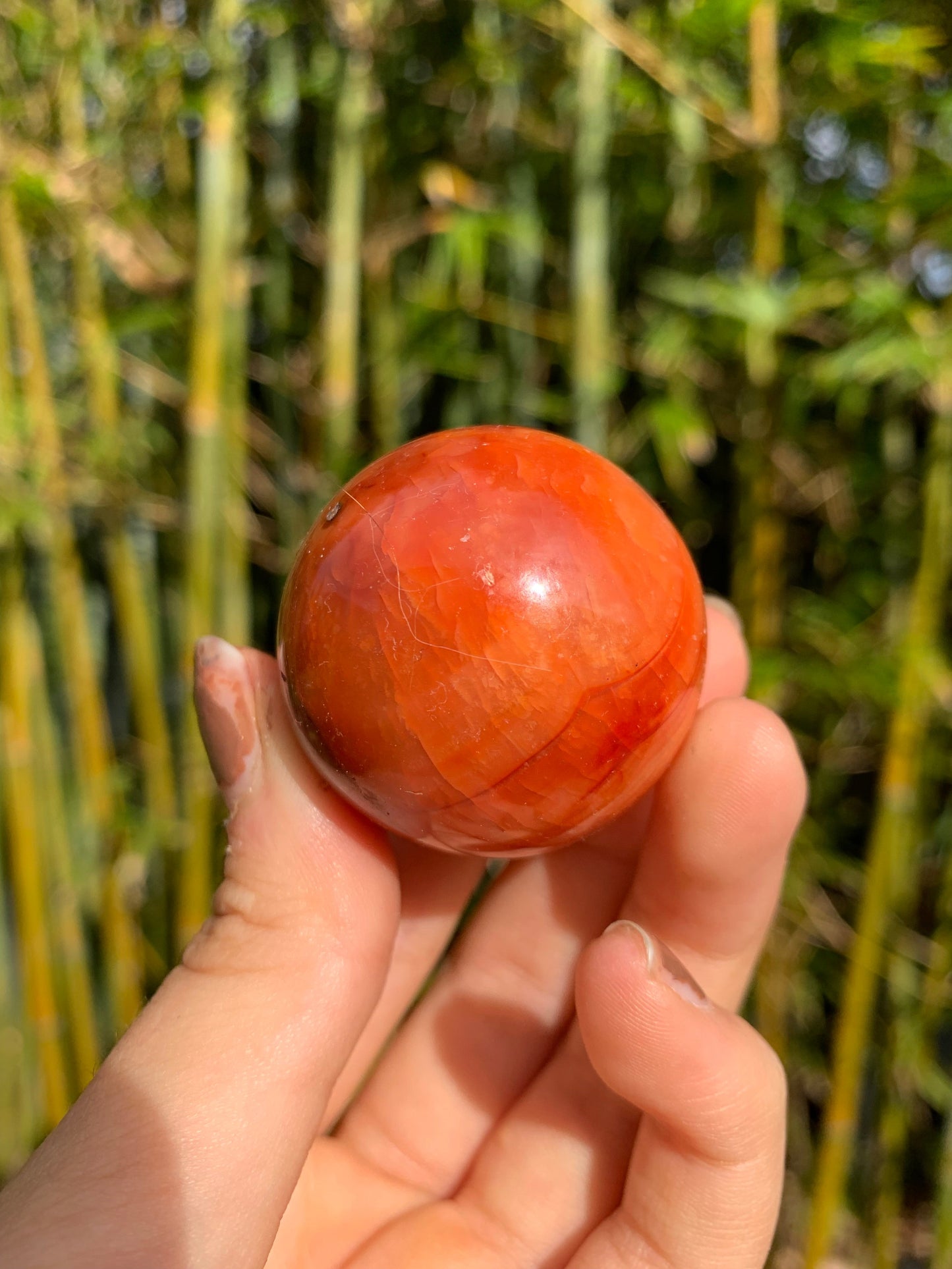 Carnelian Small Sphere