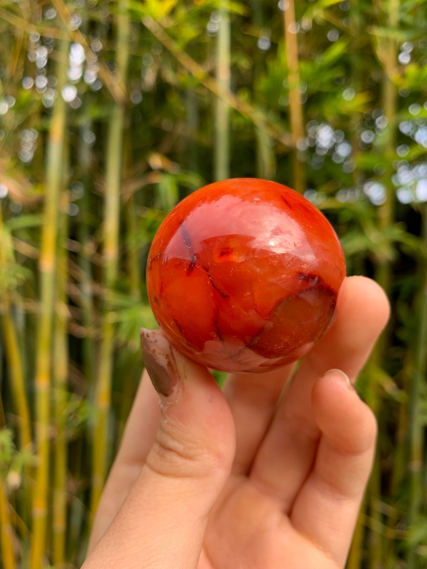 Carnelian Large Sphere