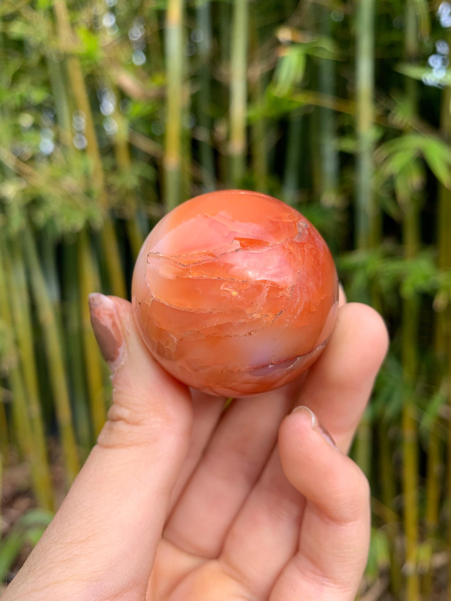 Carnelian Large Sphere