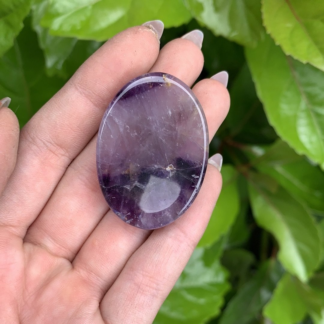 Amethyst Worry Stone