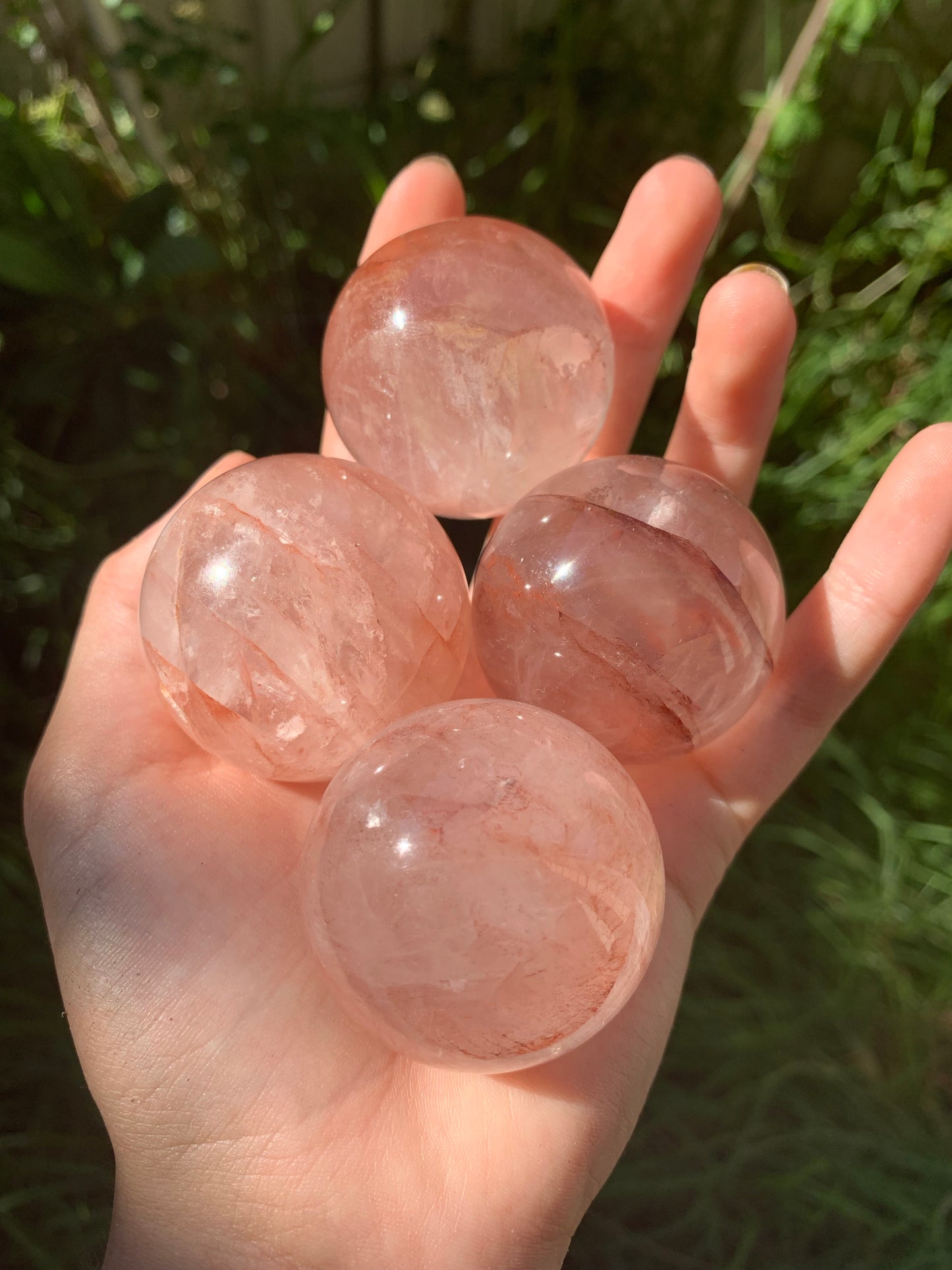 Fire Quartz Large Sphere