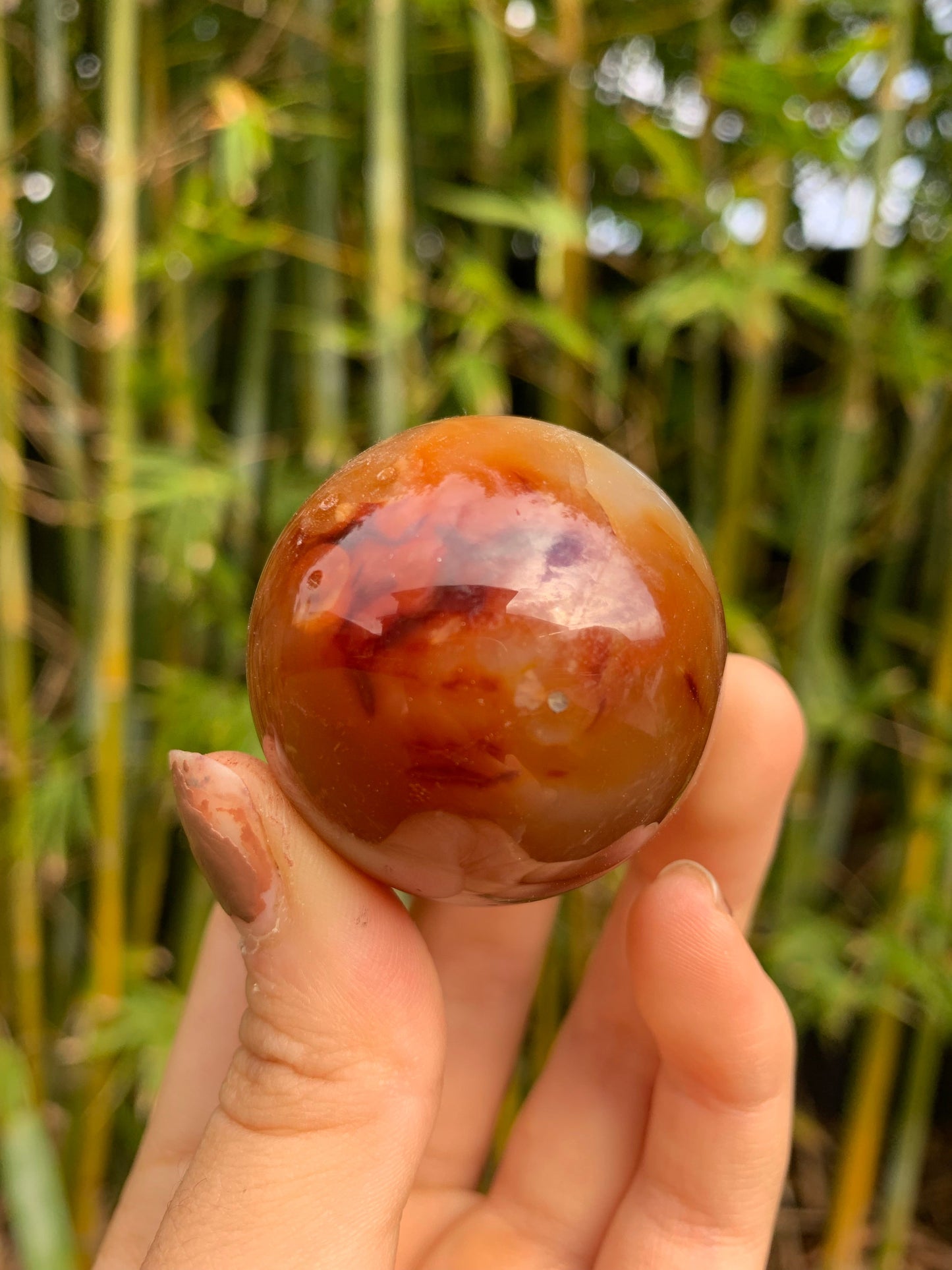 Carnelian Small Sphere