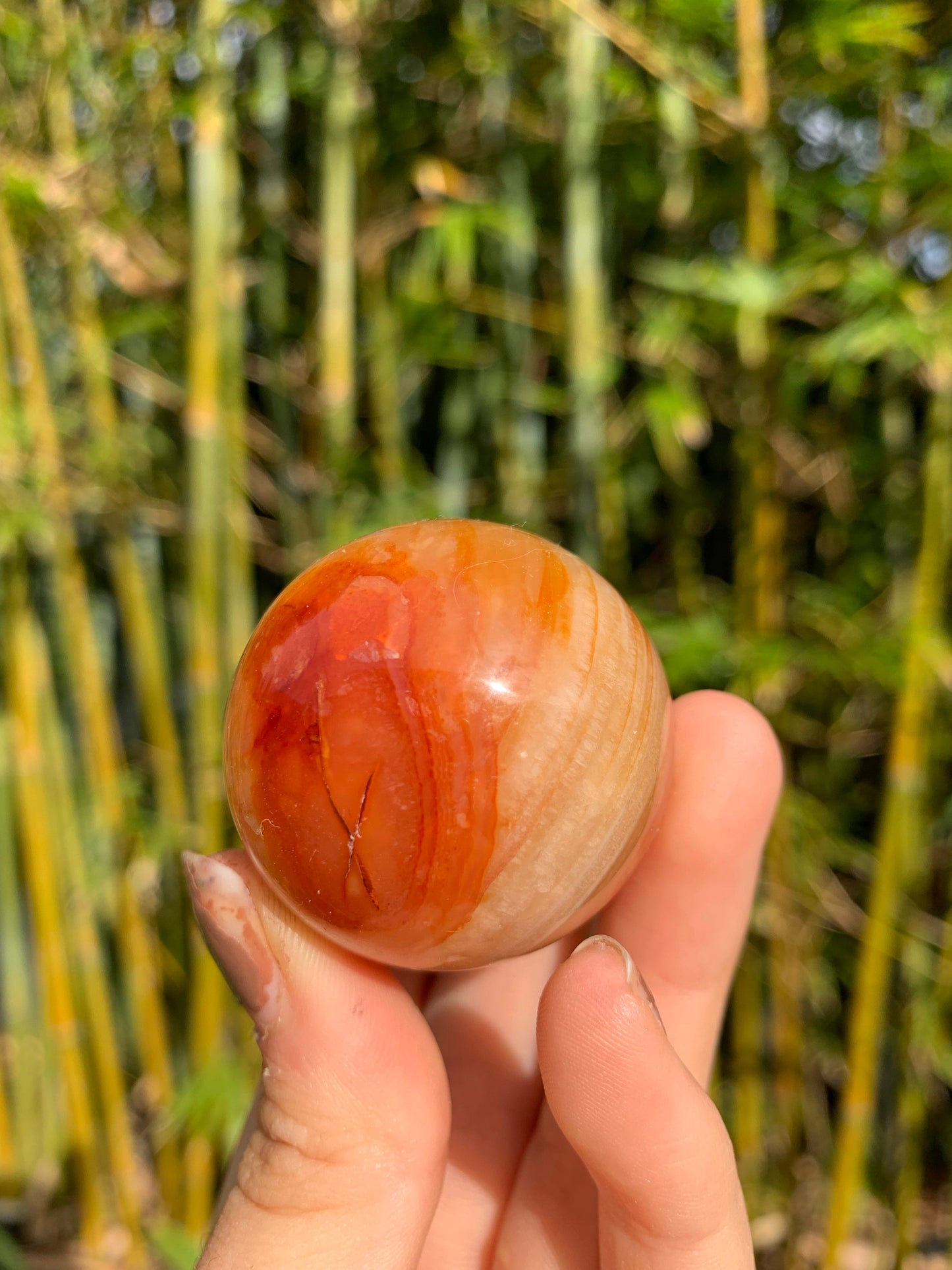 Carnelian Large Sphere