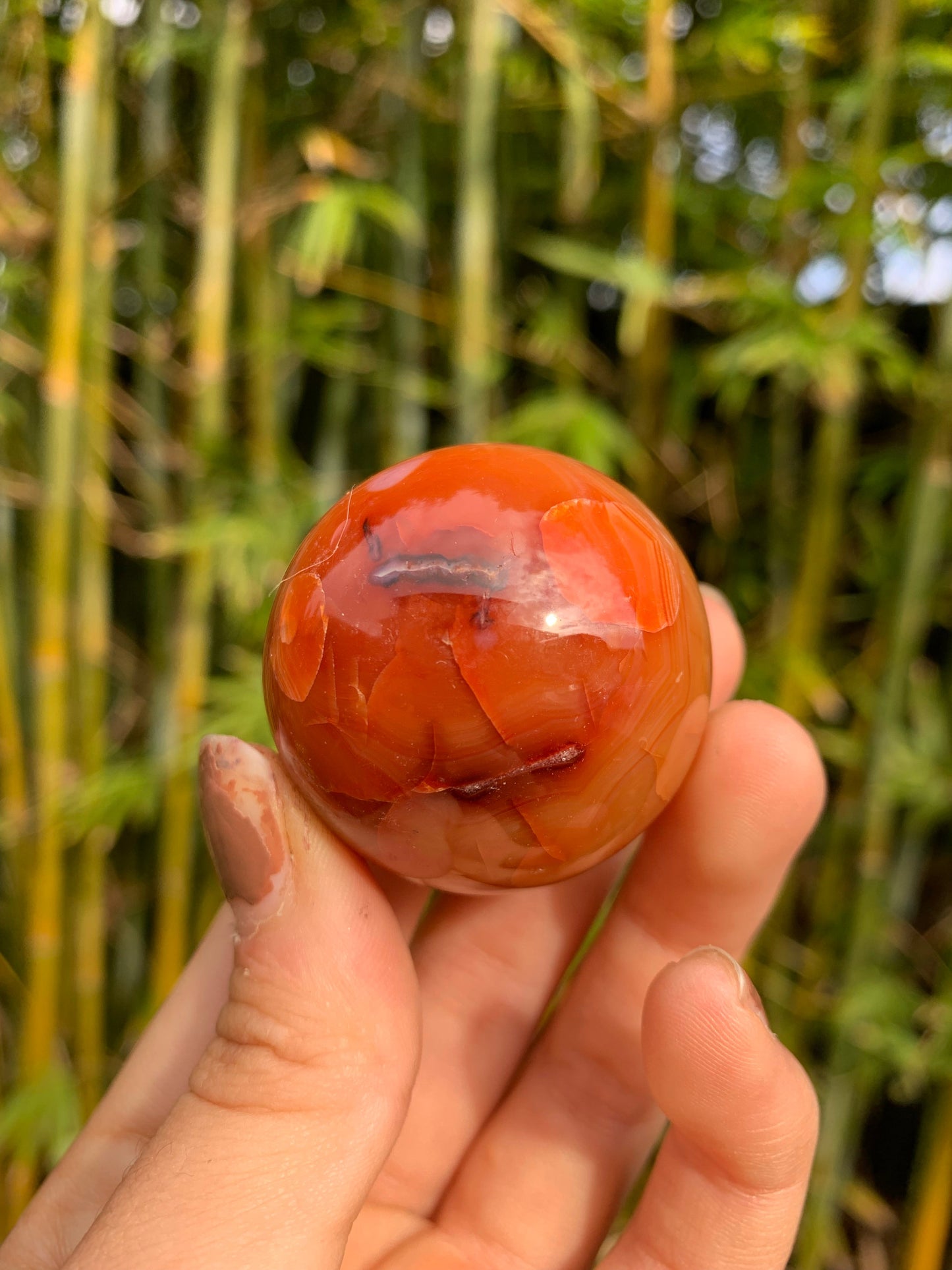 Carnelian Small Sphere