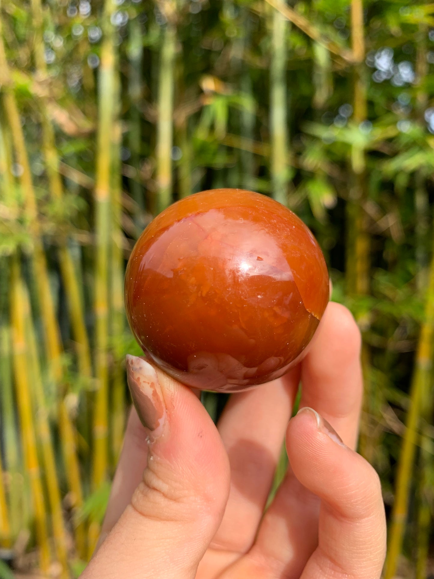 Carnelian Medium Sphere