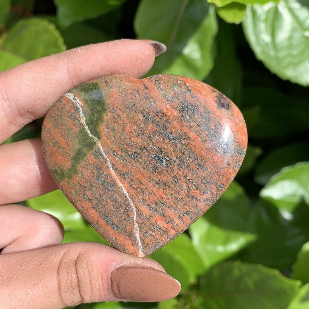 Unakite Heart