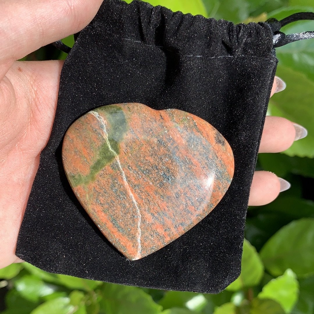 Unakite Heart