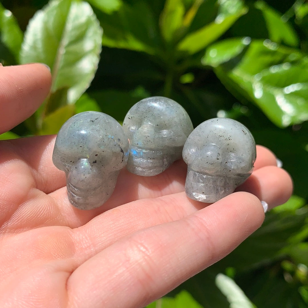 Labradorite Mini Skull