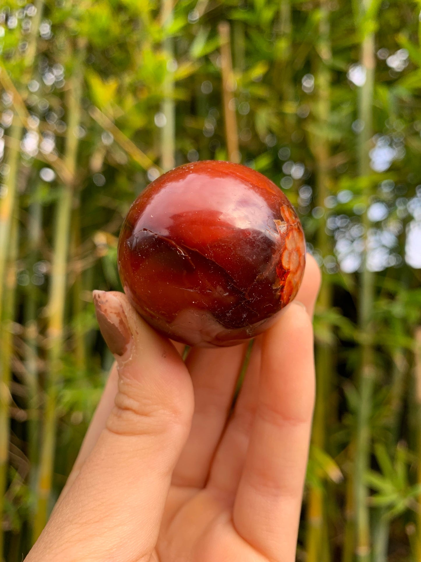 Carnelian Small Sphere