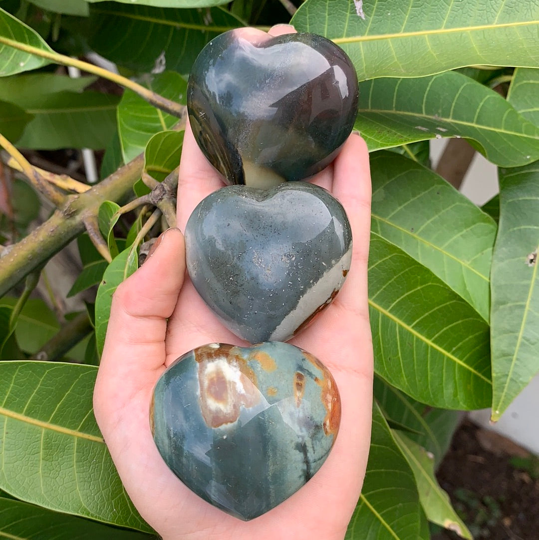 Polychrome Jasper Heart