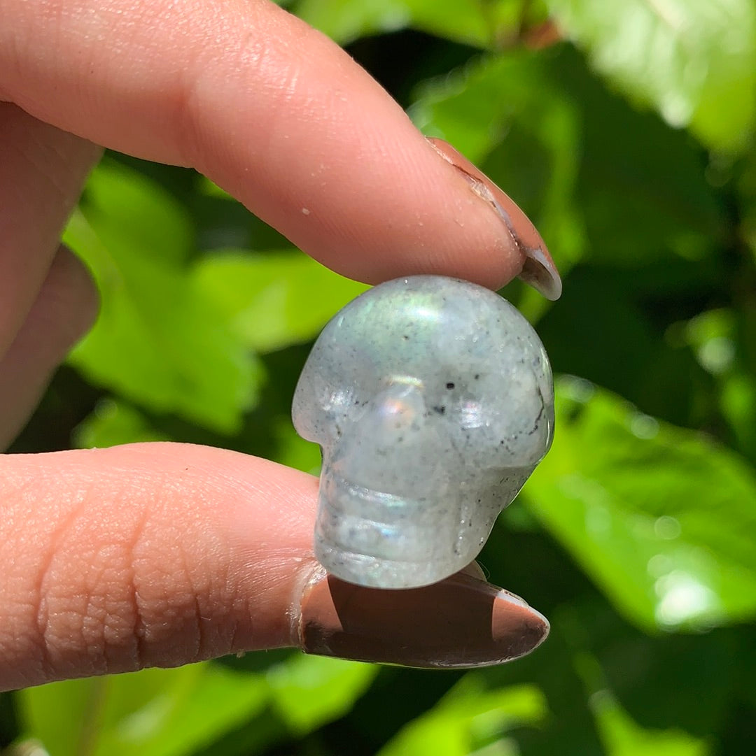 Labradorite Mini Skull