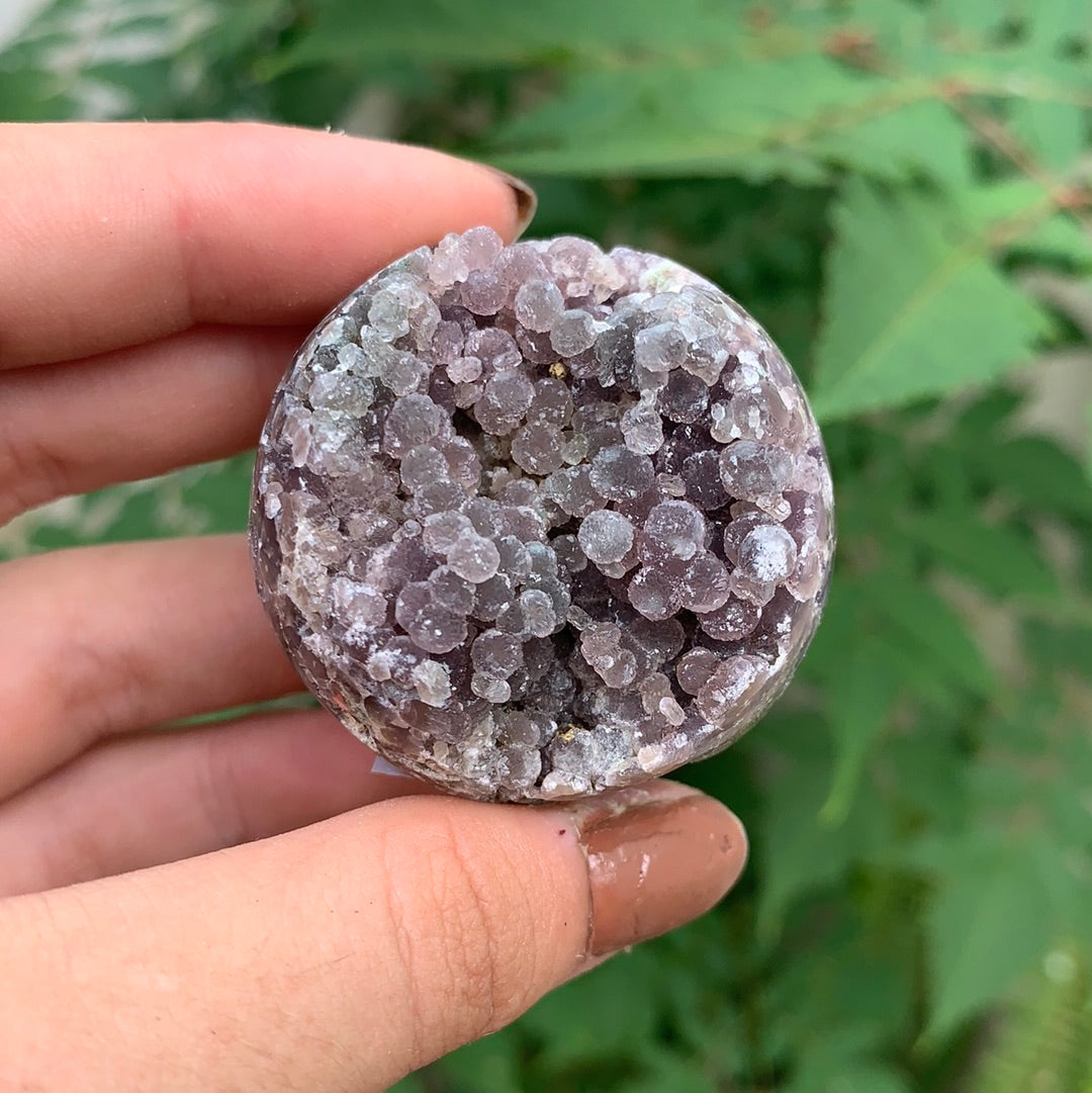 Grape Agate Small Semi Polished Sphere Indonesia