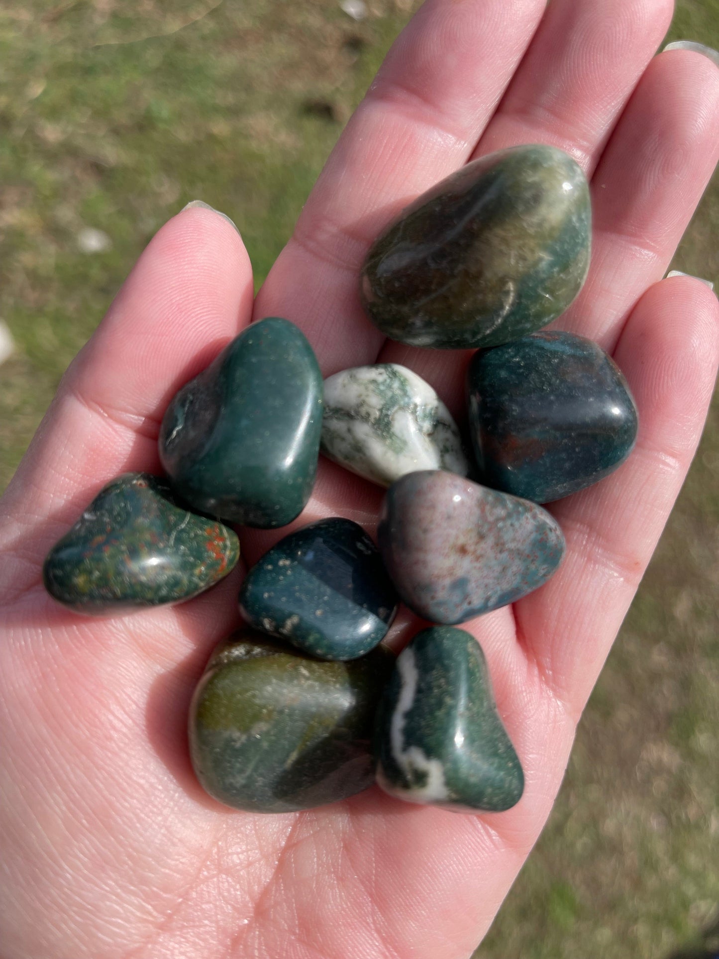 The Guide Crystals tumble Polychrome Jasper Tumbled Stone