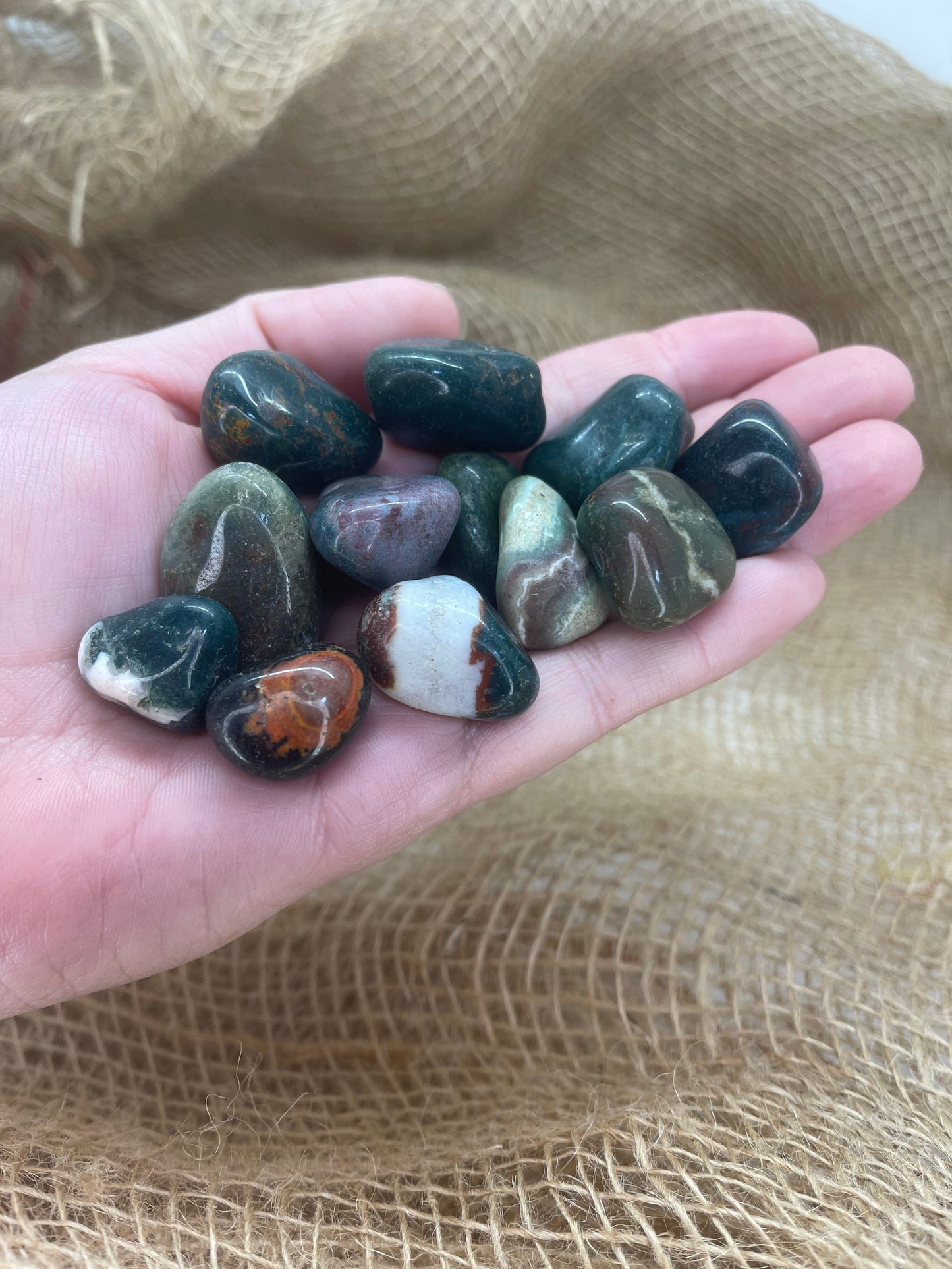The Guide Crystals tumble Polychrome Jasper Tumbled Stone