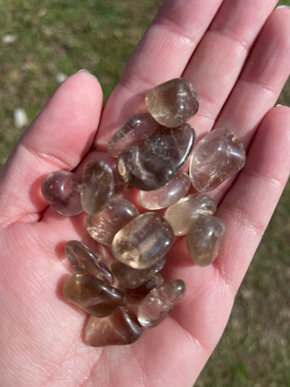 The Guide Crystals tumble Smokey Quartz Tumbled Stone Mini